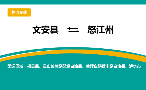 文安到怒江州物流专线|文安至怒江州货运专线