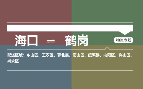 海口到鹤岗物流专线2023省市县+乡镇+派+送保证时效