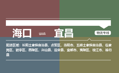 海口到宜昌物流专线2023省市县+乡镇+派+送保证时效