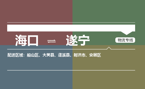 海口到遂宁物流专线2023省市县+乡镇+派+送保证时效