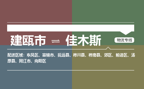 建瓯到佳木斯物流专线公司