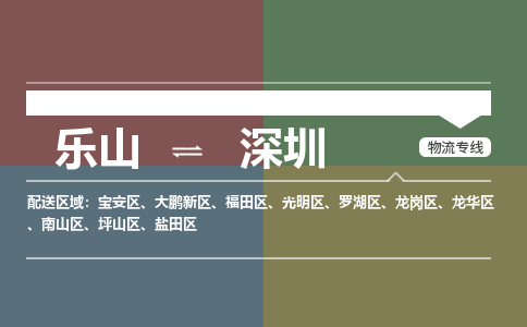 乐山到深圳物流专线2023省市县+乡镇+派+送保证时效