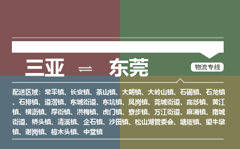 东莞到三亚危险品运输公司2023省市县+乡镇+闪+送时效保障