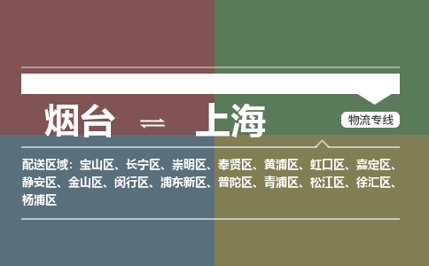 烟台到上海物流专线公司2023省市县+乡镇+闪+送时效保障