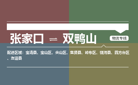 张家口发双鸭山专线物流，张家口到双鸭山零担整车运输2023时+效+保+证/省市县+乡镇+闪+送