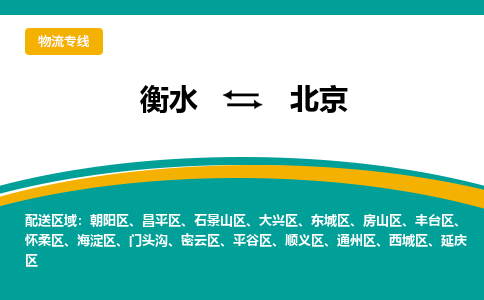 衡水发北京专线物流，衡水到北京零担整车运输2023时+效+保+证/省市县+乡镇+闪+送