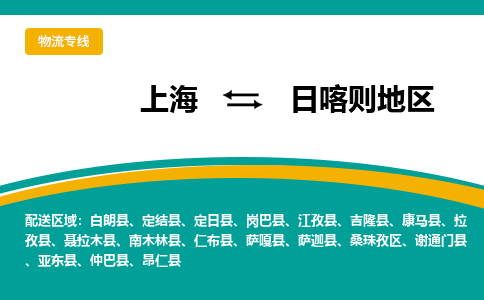 日喀则地到上海物流专线公司