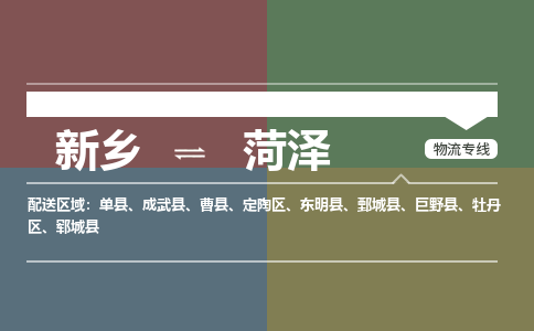 新乡到菏泽物流专线2023省市县+乡镇+派+送保证时效