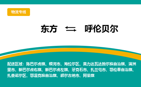 呼伦贝尔到东方危险品运输公司2023省市县+乡镇+闪+送时效保障