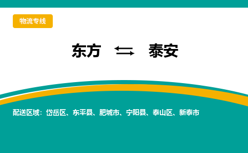 泰安到东方危险品运输公司2023省市县+乡镇+闪+送时效保障