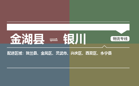 金湖到银川物流专线公司