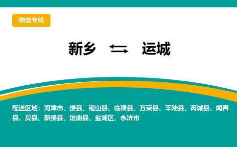 新乡到运城物流专线