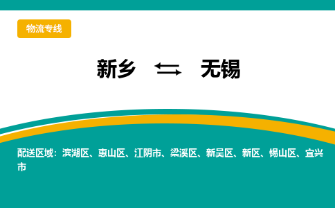 新乡到无锡物流专线