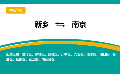 新乡到南京物流专线