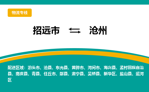 招远到沧州物流公司_招远到沧州货运专线