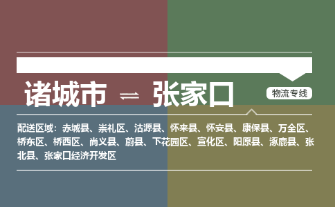 诸城到张家口物流公司_诸城到张家口货运专线