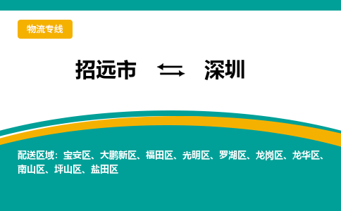 招远到深圳物流公司_招远到深圳货运专线